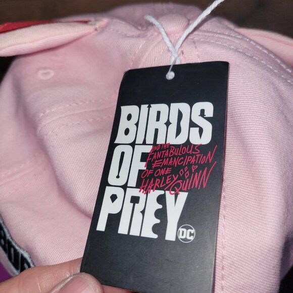 Harley Quinn Birds of Prey Pink Cap New with Tags - Picture 9 of 13
